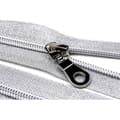 Miniatyrbild 4 av 4: Fermeture Eclair ® lurex - nylonmask - Färg: Silver längd på blixtlås: 20cm Längd på Blixtlås: 20cm