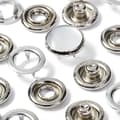 Miniatyrbild 2 av 2: Tryckknappar - PRYM - Jersey - 12 mm - Färg Vit - Färg Silver
