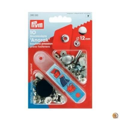 färg: - Silver Anorak tryckknappar 12m...