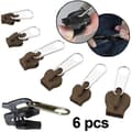 Miniatyrbild 1 av 4: Instant Zipper Slider Repair Kit - FDIT - Zip Slider - Vit - 6 delar