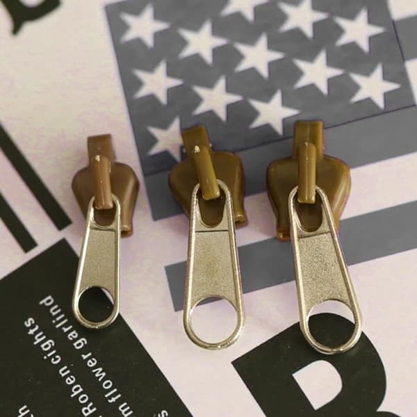 CHE Kit för snabb reparation av dragkedjeslidsen 6Pcs Dragkedjeslide-reparationskit deco pack Som visas