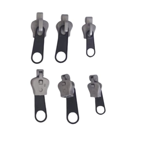 Reparationskit för blixtlås - INF - Fix A Zipper - Paket med 6 - Universal - Svart