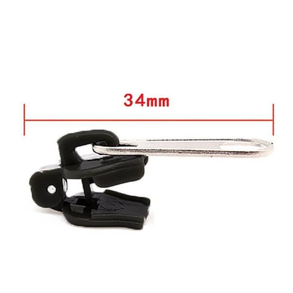 Dragkedja För Binder Klämma, Metallisk Dragkedja Reparationskit För Kläder, Väskor, Jackor, Tält, Bagage