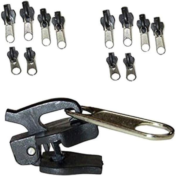 Clip-on dragkedjor, Zlideon dragkedja, metallreparationssats för dragkedja