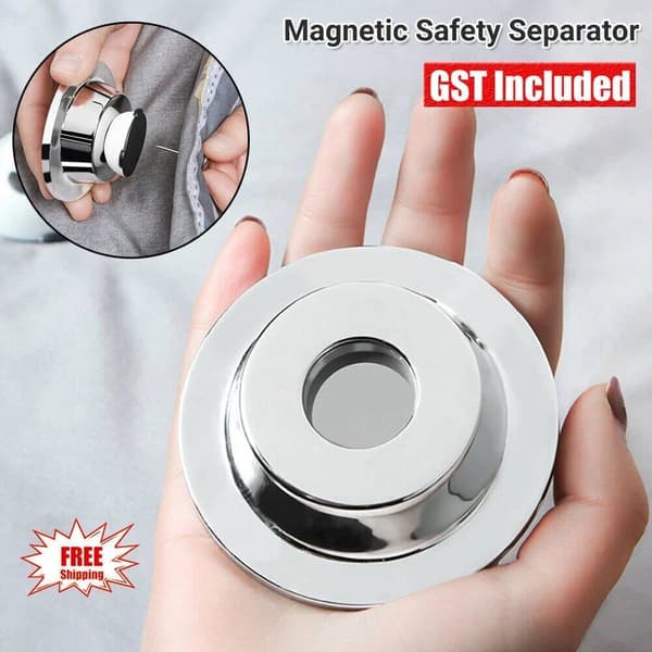 Magnet Snap Unlock Pin Kläder Spänne Tag Etikett Säkerhetshållare Säkerhetsverktyg