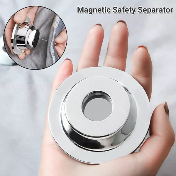 Magnet Snap Unlock Pin Kläder Spänne Tag Etikett Säkerhetshållare Säkerhetsverktyg