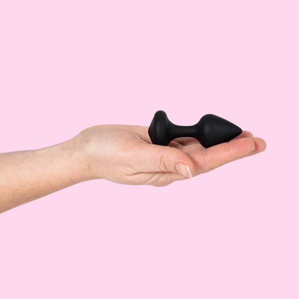 The Best Silicone Beginner Plug Black XS