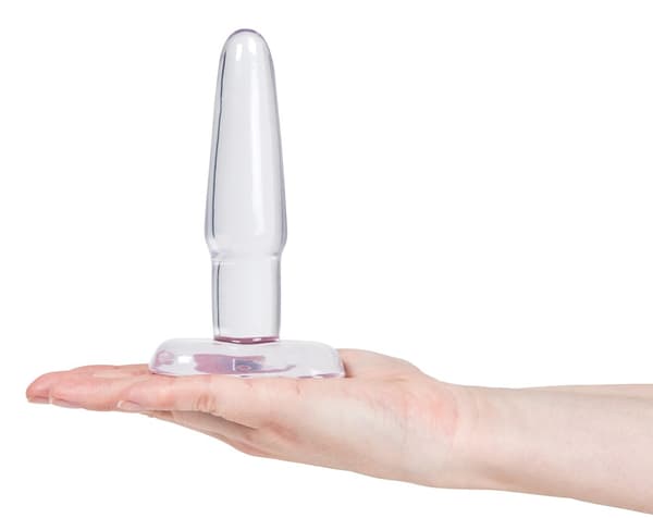 Genomskinlig Buttplugg 15 cm