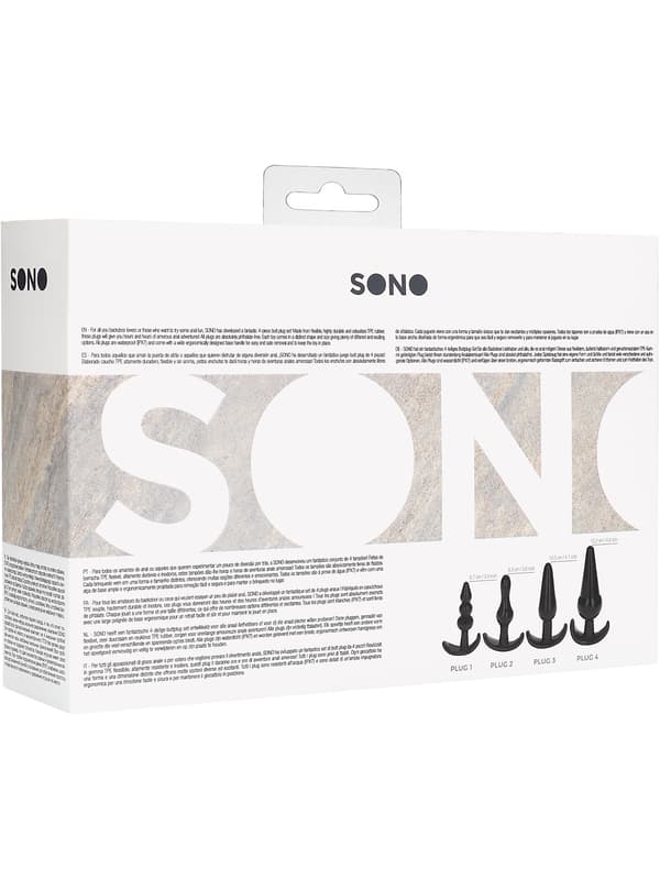 Sono: 4-piece Butt Plug Set