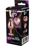 Miniatyrbild 2 av 5: Dream Toys: Gleaming Love, Rose Gold Plug, medium