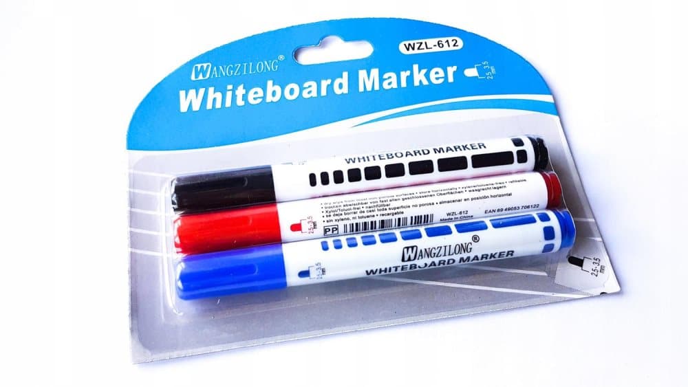 3-Pack - Whiteboardpennor / Whiteboard Penna - 3 färger