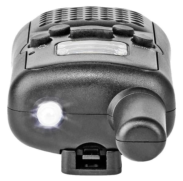 NEDIS vysílačka/ dosah 5 km/ 8 kanálů/ UHF/ VOX/ LED světlo/ 2 kusy/ černá