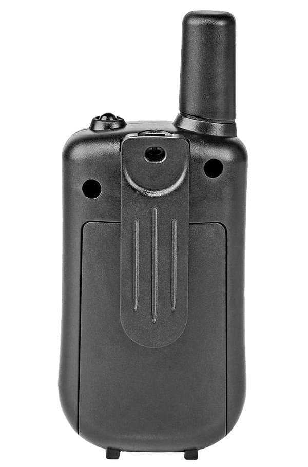 NEDIS vysílačka/ dosah 5 km/ 8 kanálů/ UHF/ VOX/ LED světlo/ 2 kusy/ černá