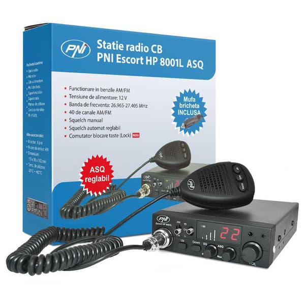 Pni Escort Hp 8001l Cb Radio Station+hs81l Headset Sort