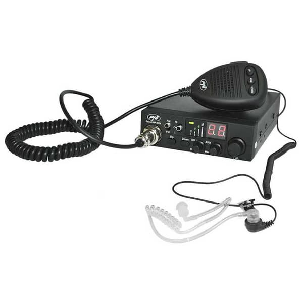 Pni Escort Hp 8024 Cb Radio Asema+hf11 Kuulokkeet Musta