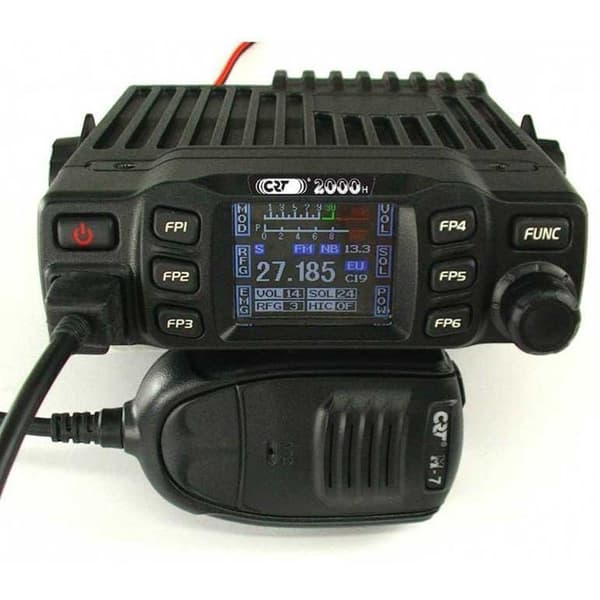 Crt Am/fm-radiostation 2000h Svart