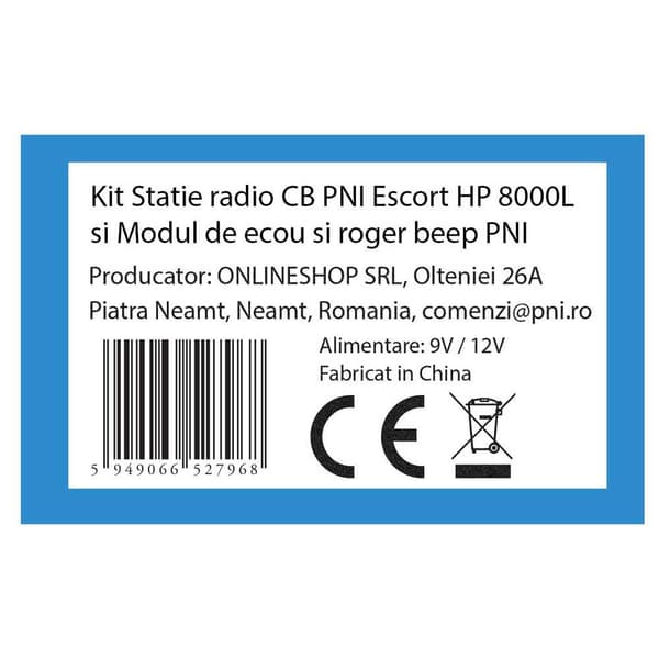 Pni Cb Radiostation Escort Hp 8000l