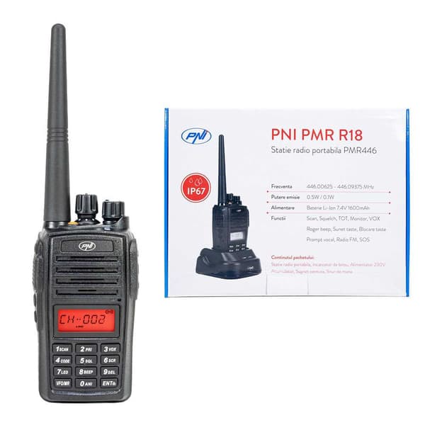 Pni Bærbar Cb-radiostation Pmr R18