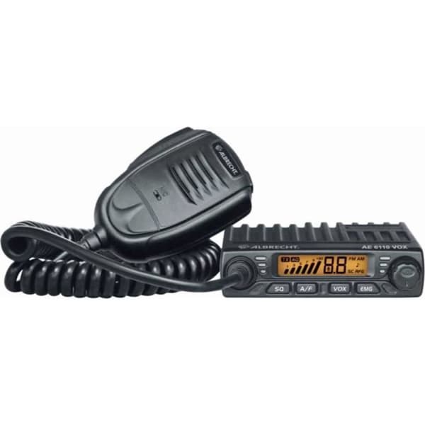 Albrecht AE6110 VOX 12613 CB Transceiver Svart
