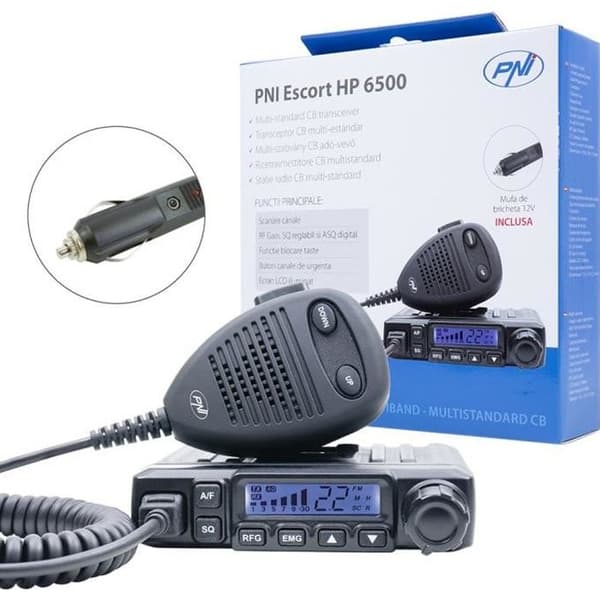Radio CB PNI Escort HP 6500 4W 12V ASQ RF Gain