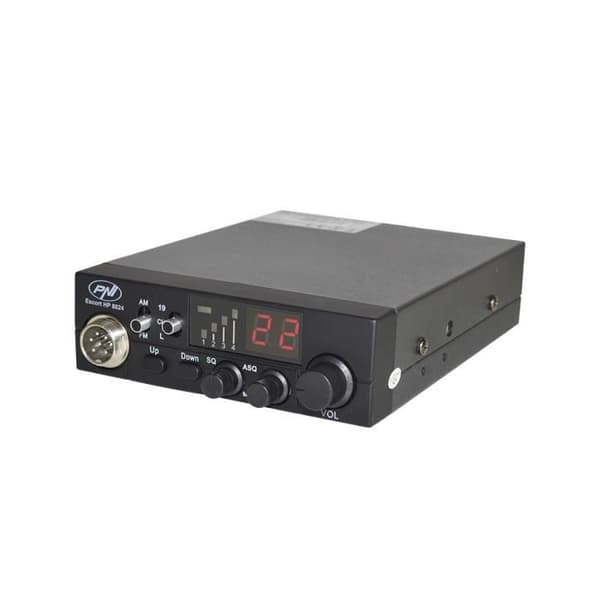 Trådlös CB PNI Escort HP 8024 ASQ justerbar strömförsörjning 12V-24V