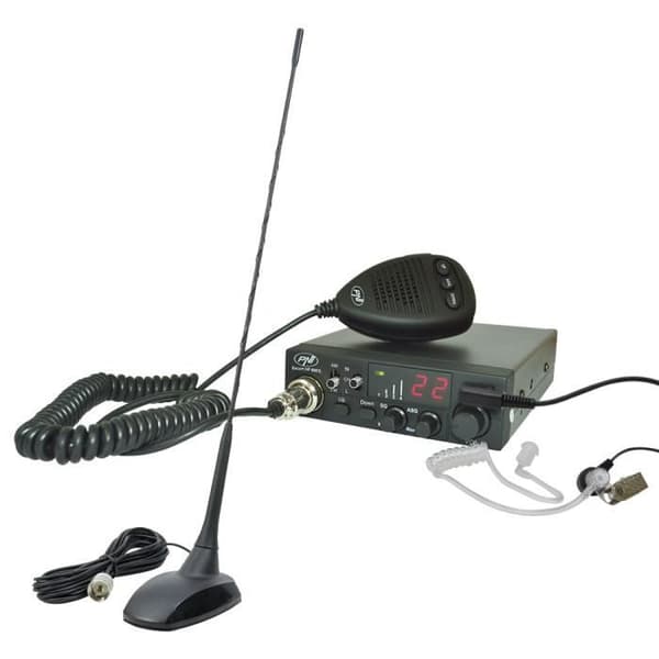 CB Radio PNI Escort HP 8001L, ASQ + CB PNI Extra 48 Antenn med magnet