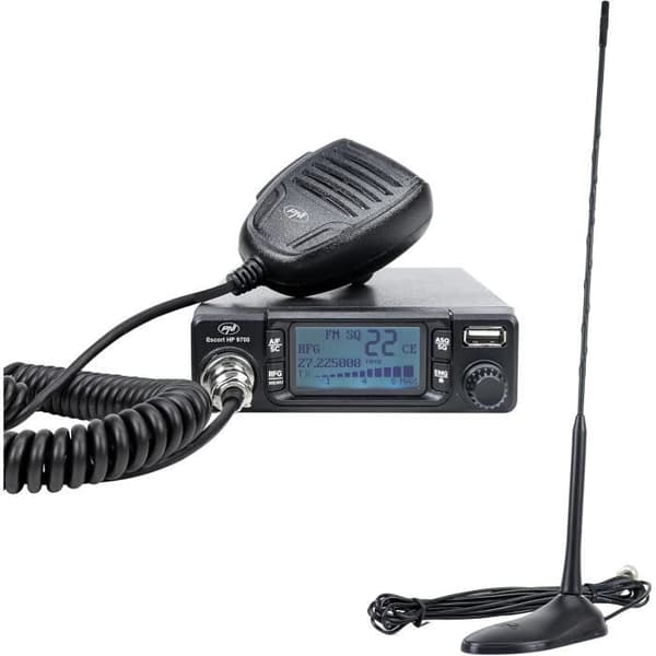 Radio CB PNI Escort HP 9700 Antenn USB och CB PNI Extra 45