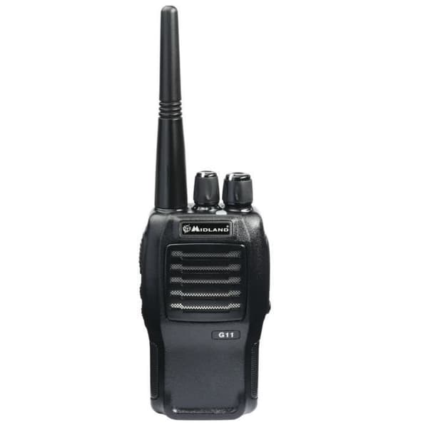 Radio G11 - MIDLAND - Bärbar - 16 kanaler - 0,5 watt - Svart