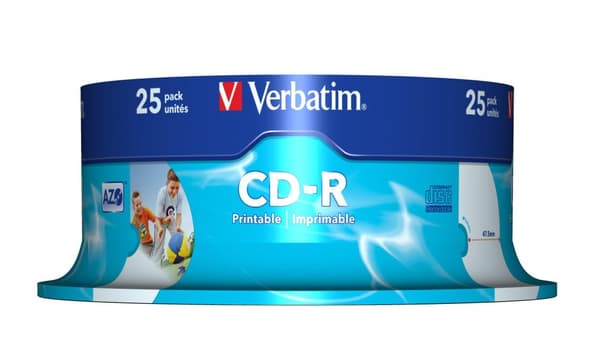 CD-R VERBATIM Print Spindel 25/fp