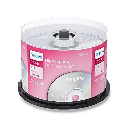 1x50 Philips Dvd R 4 7gb 16x Sp Cdon