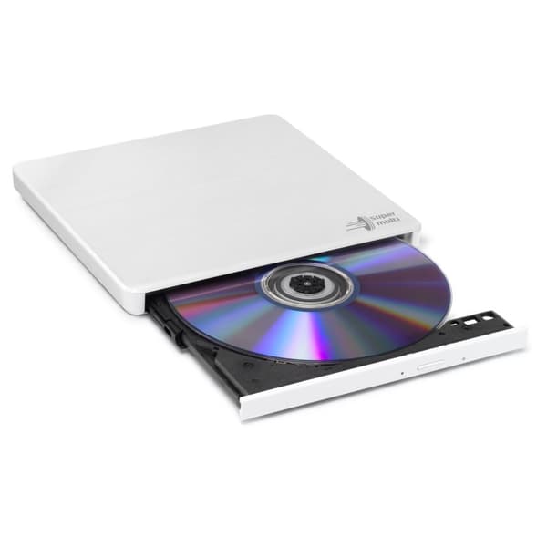 Hitachi-LG Data Storage GP60NW60 - drev - DVD±RW (±R DL) / DVD-RAM - 8x - USB 2.0 - ekstern (GP60NW60.AUAE12W)