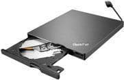 Lenovo ThinkPad UltraSlim USB DVD-brænder - drev - DVD+/-RW (+/-R DL) / DVD-RAM - SuperSpeed USB3.0 - ekstern - FRU - til IdeaCentre 3 22, ThinkCentre