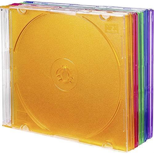 Basetech CD Etui 1 CD/DVD/Blu-Ray Plastic Blå, Standard Grøn (satin finish), Orange, Pink, Lilla 1 stk. (B x H x D) 141 x 123 x 5 mm BT-2267606 (BT-22