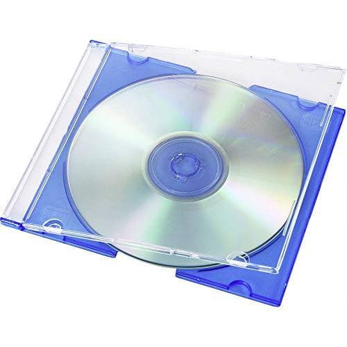 Basetech CD Etui 1 CD/DVD/Blu-Ray Plastic Blå, Standard Grøn (satin finish), Orange, Pink, Lilla 1 stk. (B x H x D) 141 x 123 x 5 mm BT-2267606 (BT-22