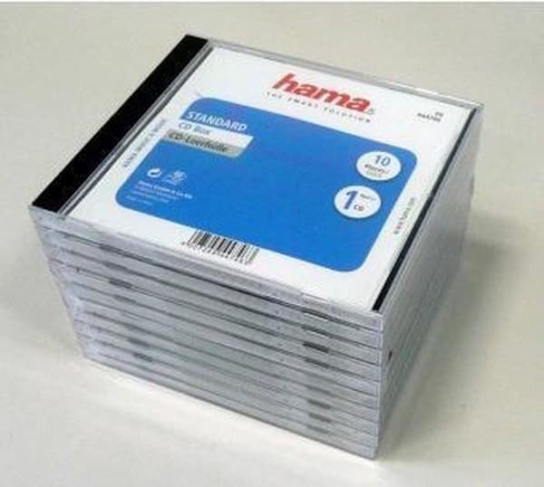 Hama CD Box - 10 Pack / Transparent
