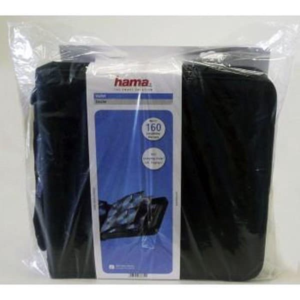 Hama Cd Wallet Nylon - Plads til 160 CD'er / Sort