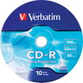Miniatyrbild 1 av 4: Verbatim CD-R 52X 700MB 10PK OPS Wrap EP 10 st.