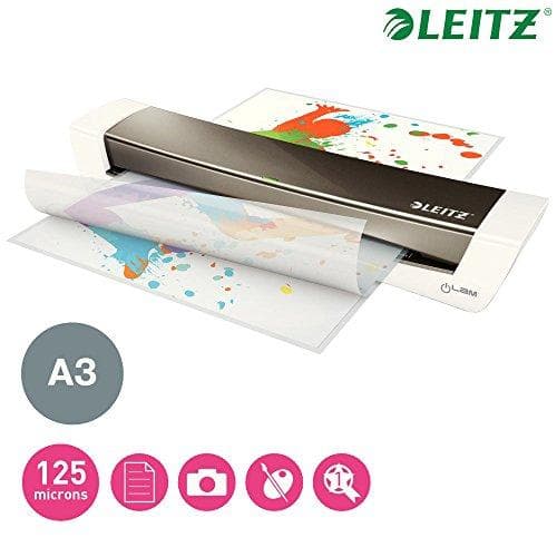 Leitz varmlamineringsfilmer, A3, 25 st, blank, transparent, filmtjocklek 125 mic, 33836
