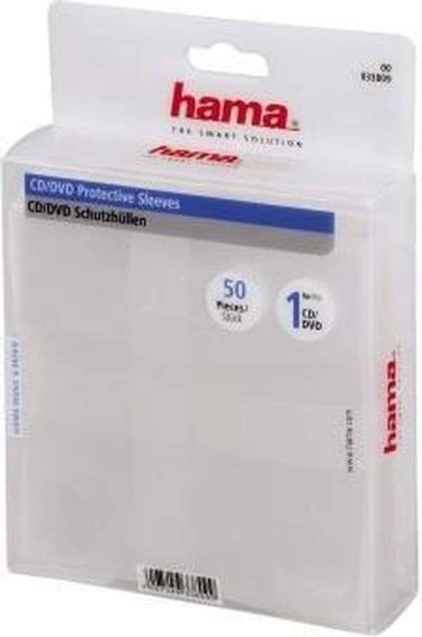 Hama 04733809 CD / DVD Beskyttelsescover / Gennemsigtig