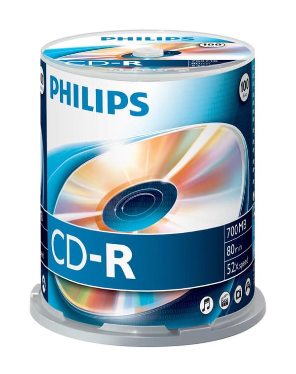 Philips | CD-R | 700 MB | 100 stk