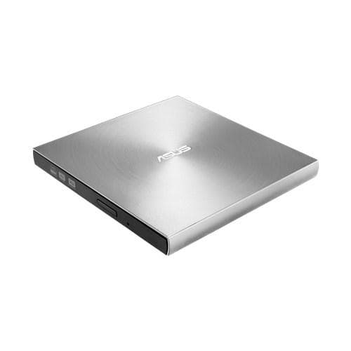 ASUS ZenDrive U7M SDRW-08U7M-U - Drev - DVD+/-RW (+/-R DL) / DVD-RAM - 8x/8x/5x - USB2.0 - eksternt - sølv (90DD01X2-M29000)