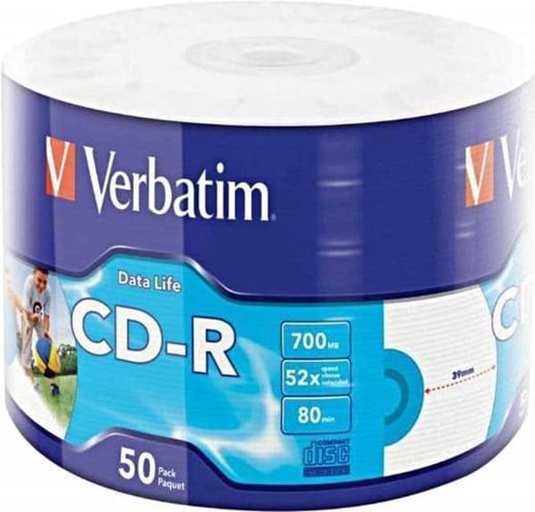 Verbatim 50x CD-R 700 MB 50 stk.