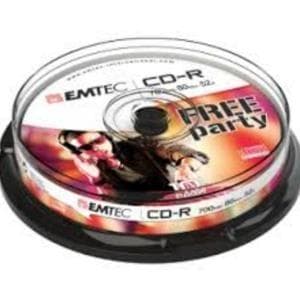 EMTEC Classic - 10 x CD-R - 700 MB (80 min) 52x - Spindel (ECOC801052CB)