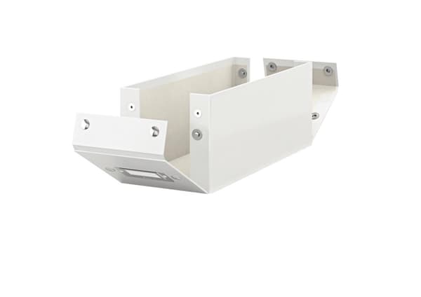 Leitz WOW Click & Store Opbevaringsboks med låg til CD'er - Papsorteringsæske til ting - 14,3 x 35,2 cm (BxD) - Ideel til hjemmearbejdspladsen - Hvid