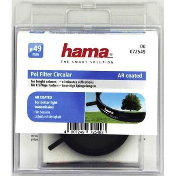 Hama Polarisationsfilter - Cirkulært - AR Coating - 49mm