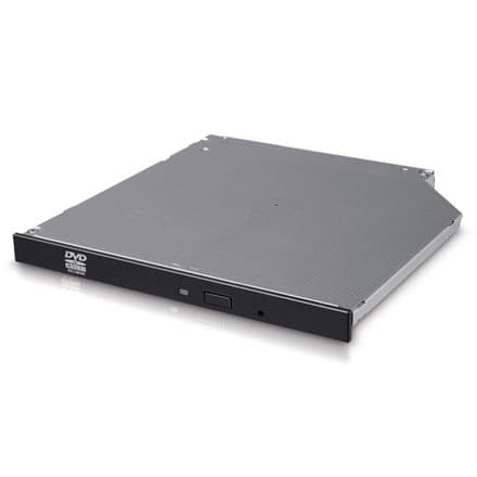 Hitachi-LG GUD1N / DVD-RW / interní / M-Disc / černá / bulk musta, Ruostumaton teräs