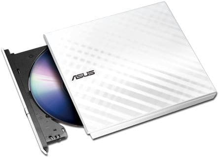 Asus | SDRW-08D2S-U Lite | Interface USB 2.0 | DVD±RW | CD read speed 24 x | CD write speed 24 x | White | Desktop/Notebook Hvit