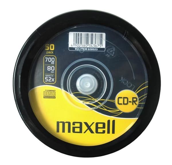 MAXELL CD-R 700 MB 52x80 min, blister, disk