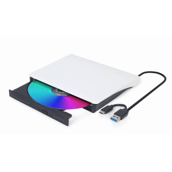 DVD-inspelare GEMBIRD DVD-USB-03-BW Svart, Vit