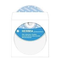 HERMA - CD-etui - Kapacitet: 1 CD - hvid (pakke med 1000) (1141)